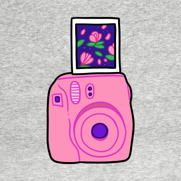 Pink Polaroid by StripedCactusArt